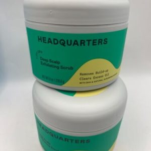 Headquarters Deep Scalp Exfoliating Scrub 8 oz X 2. (2 Pcs Pack)