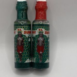Bint El Sudan Perfume Oil ( Bintu ) 1 Red + Green Cap Set. Original
