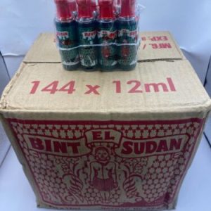 BINT EL SUDAN Perfume Oil, Original, Red Sleeve. Wholesale. 12ml x 144 bottles